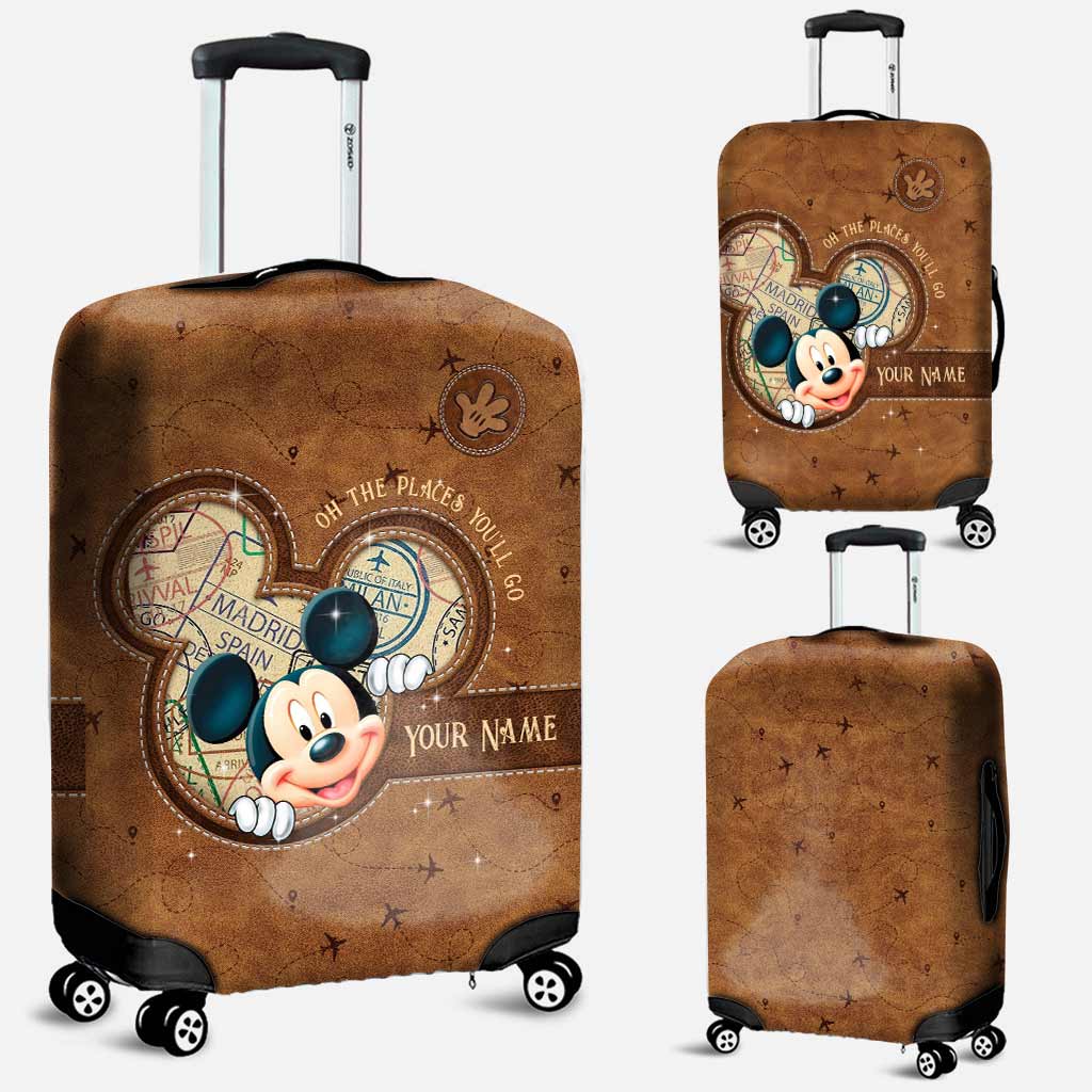 Oh The Places You'll Go - Personalized Travelling Luggage Cover