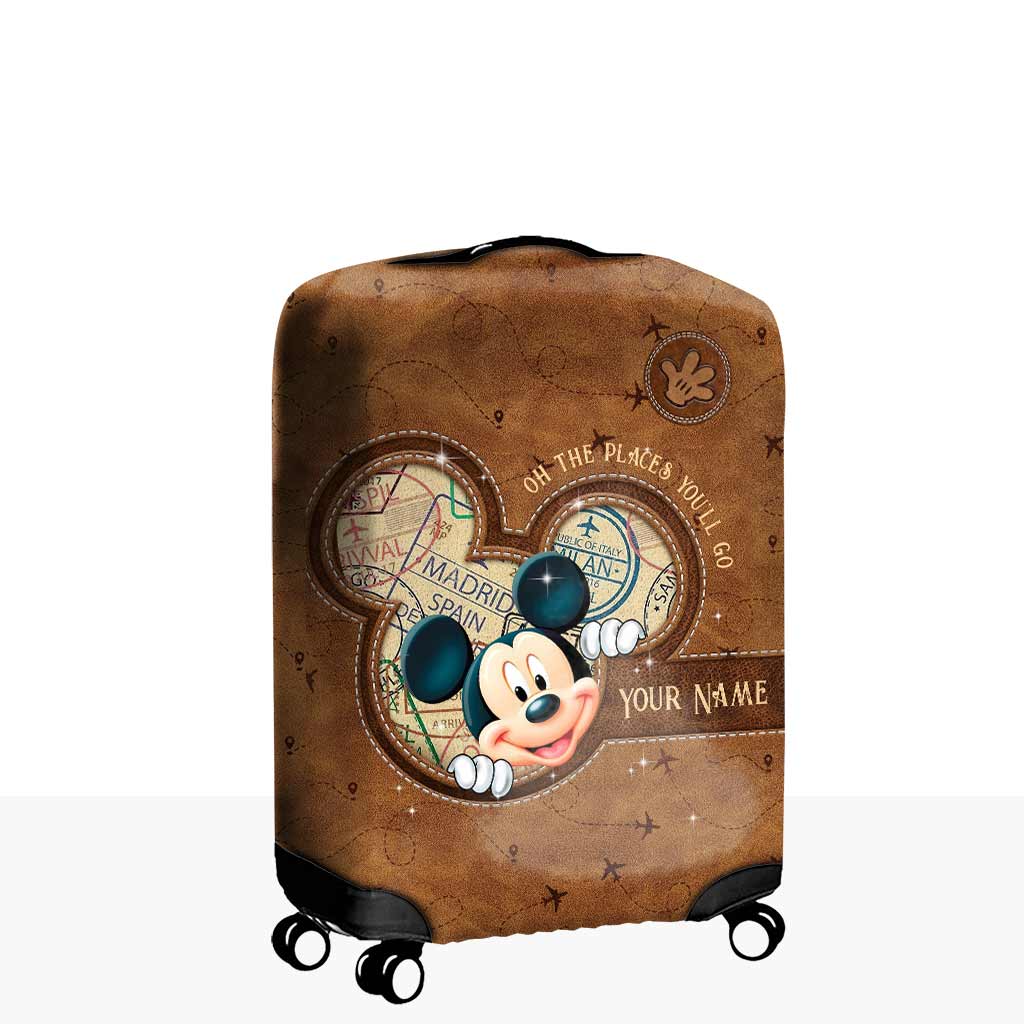 Oh The Places You'll Go - Personalized Travelling Luggage Cover