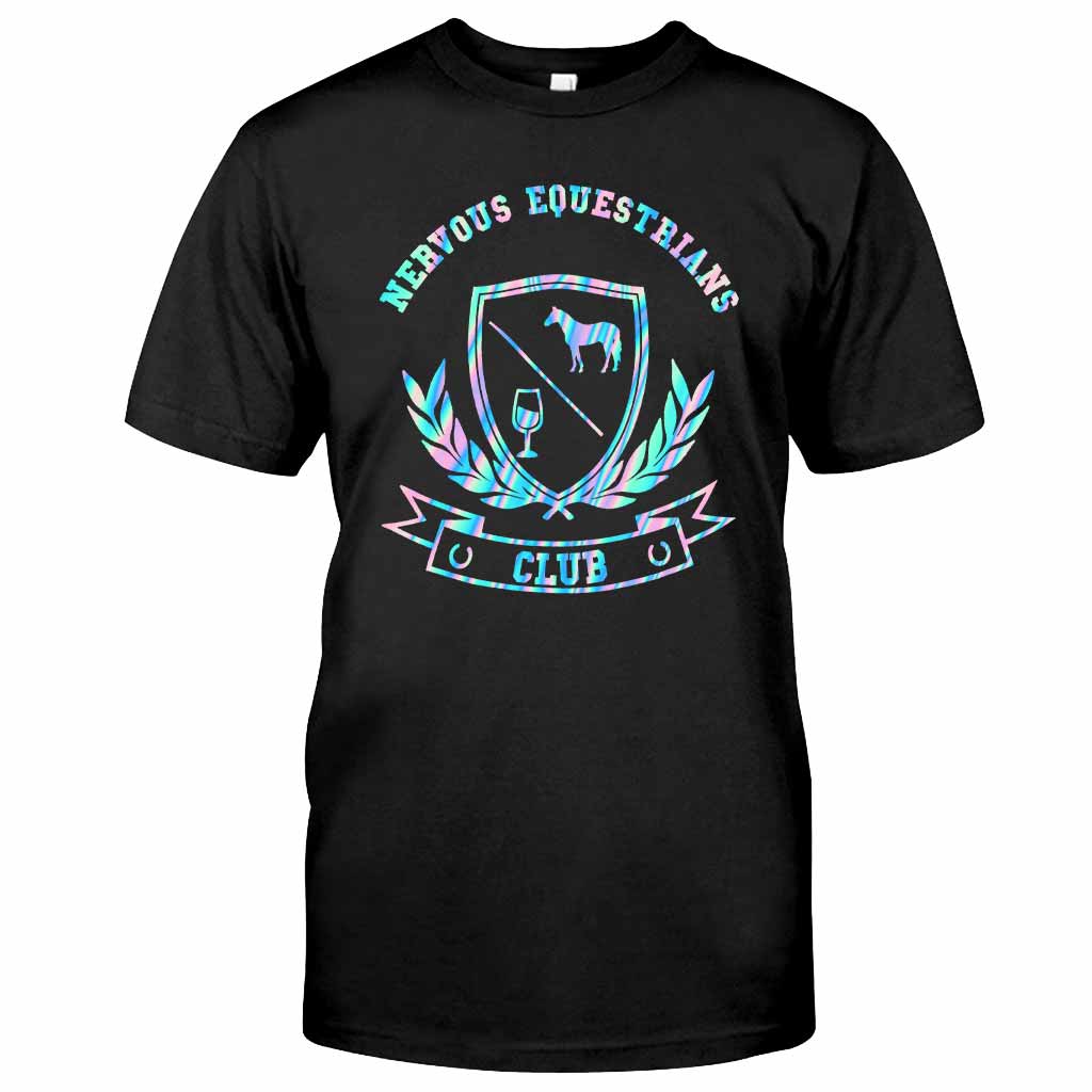 Nervous Equestrians Club - Horse T-shirt and Hoodie