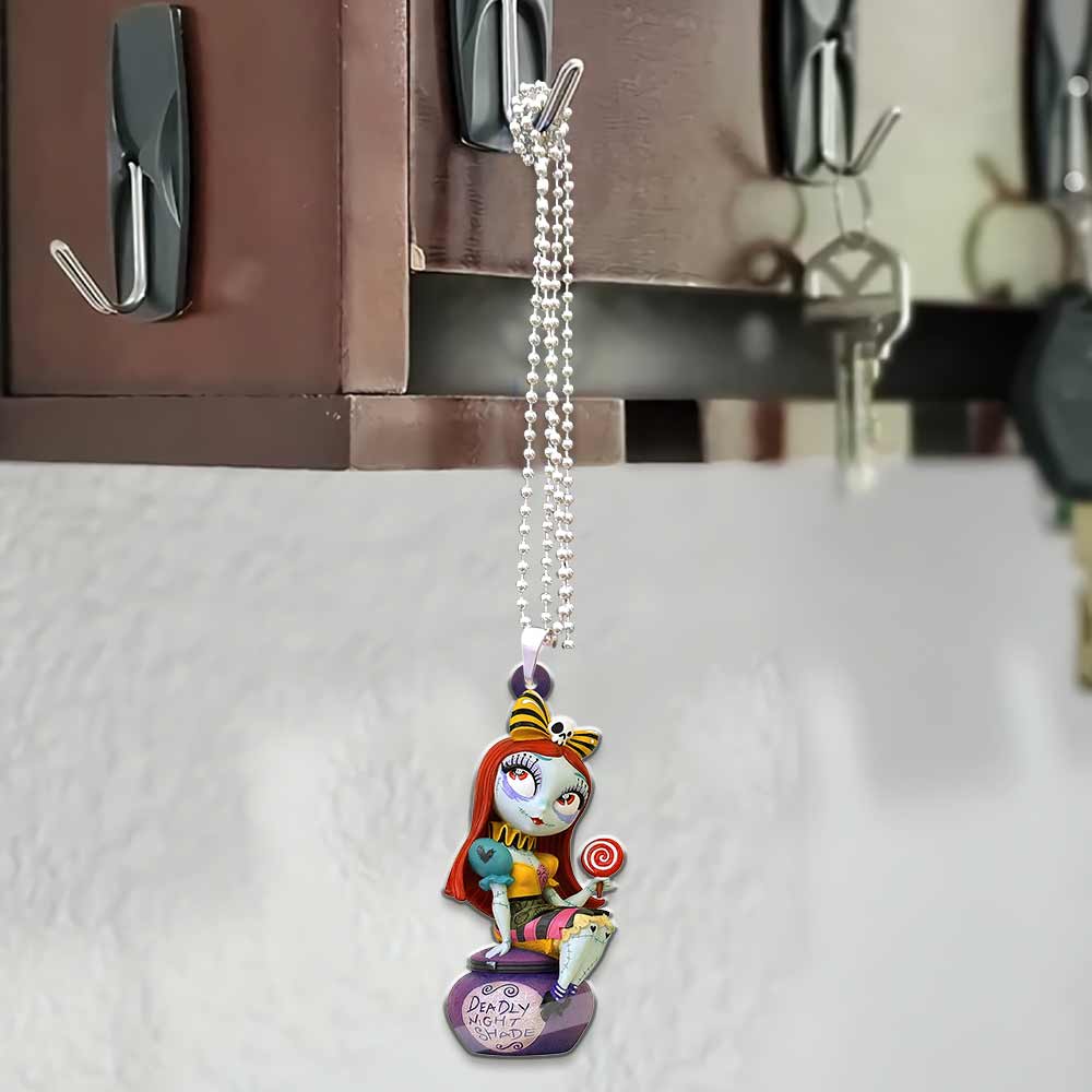 Deadly Night Shade - Nightmare Car ornament (Printed On Both Sides)