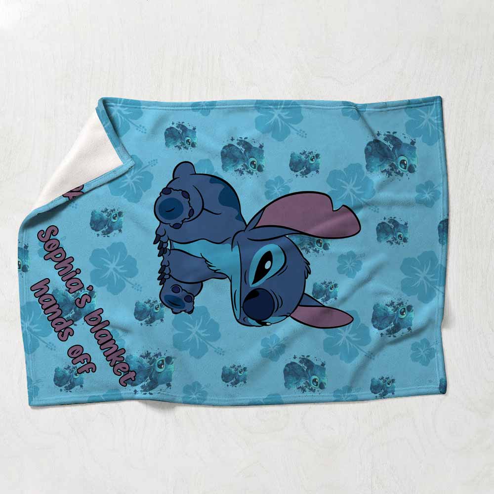 Hands Off - Personalized Ohana Blanket