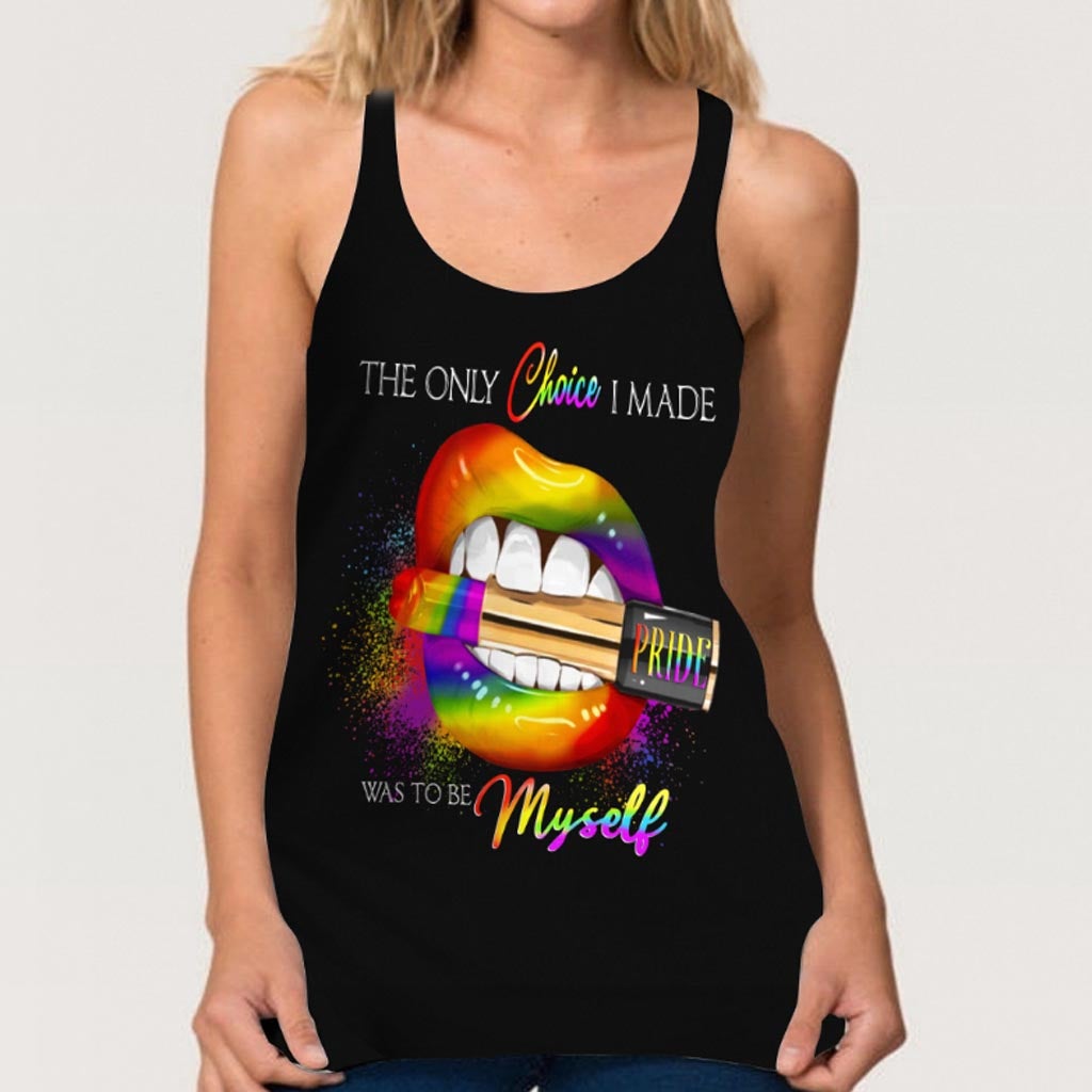 The Only Choice - LGBT Support Cross Tank Top