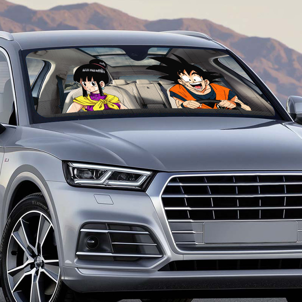 A Happy Couple Seven Balls Car Sunshade