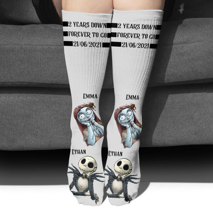 Forever To Go - Personalized Nightmare Socks