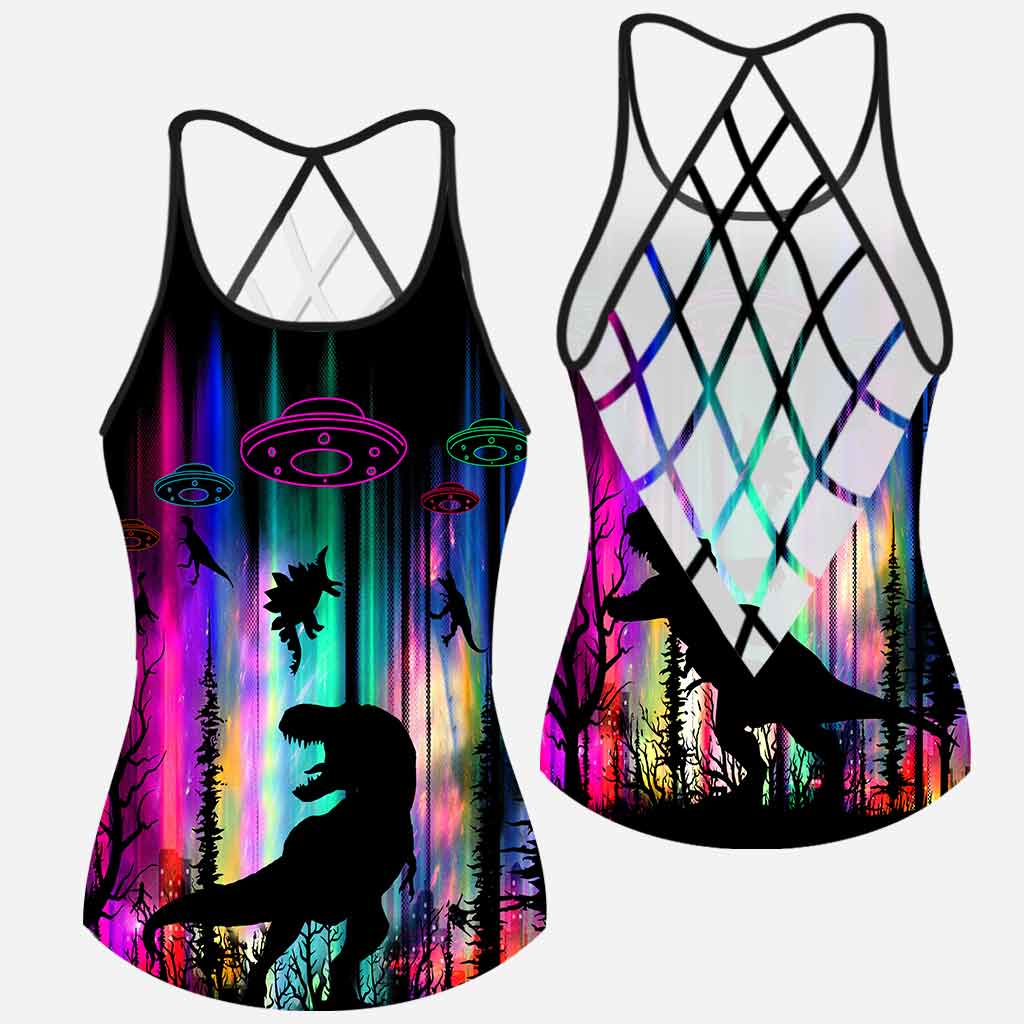 Dinosaur Cross Tank Top