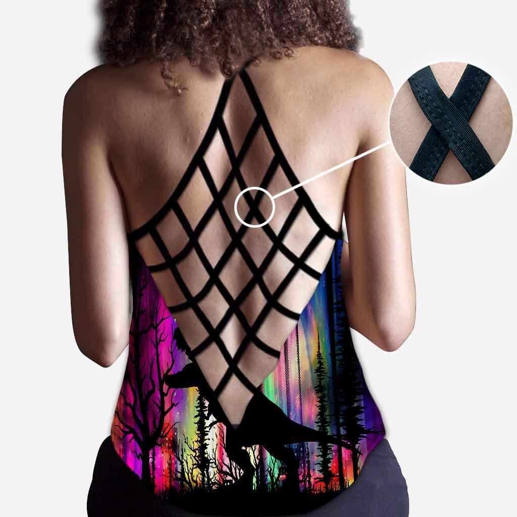 Dinosaur Cross Tank Top