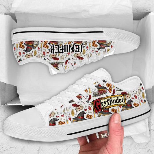 Magic Pattern - Personalized The Magic World Low Top Shoes