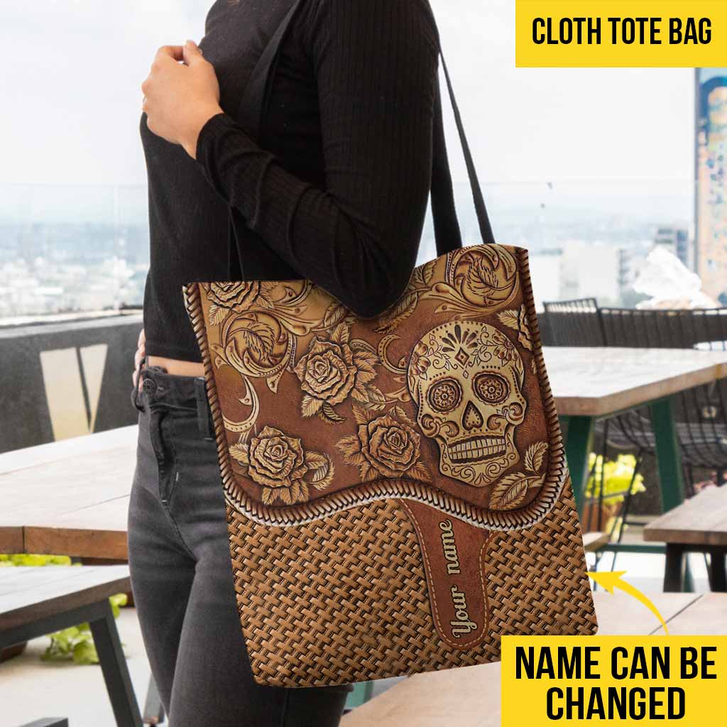 Saddle - Skull Personalized Tote Bag