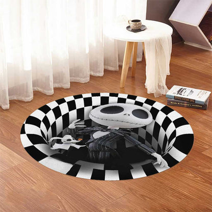 Hello From Halloween Town - Halloween Nightmare Round Rug