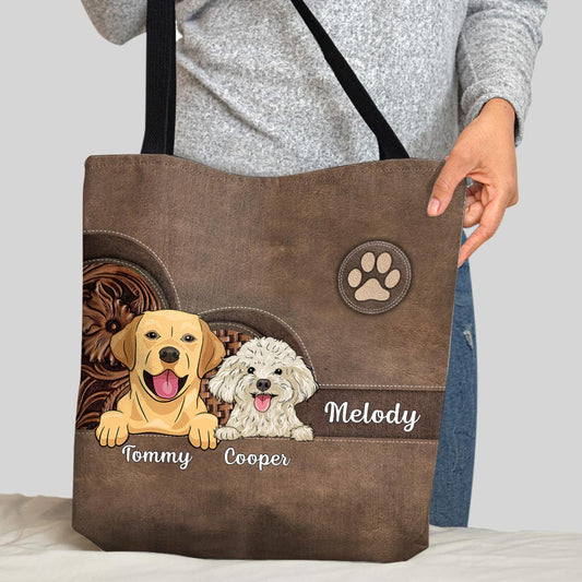 Dog Lovers - Personalized Dog Tote Bag