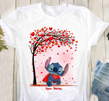 Ohana Love - Personalized Couple T-shirt and Hoodie