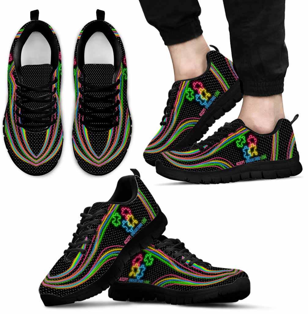 Accept Understand Love - Autism Awareness Sneakers