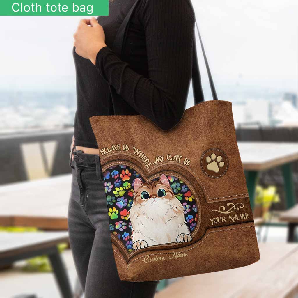 Cat Mom - Personalized Tote Bag
