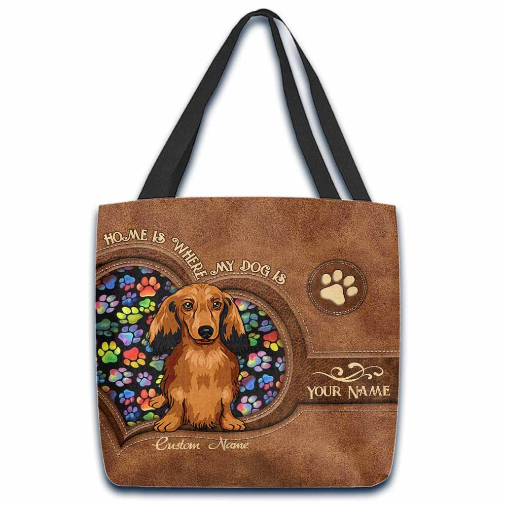 Dog Mom - Personalized Dog Tote Bag