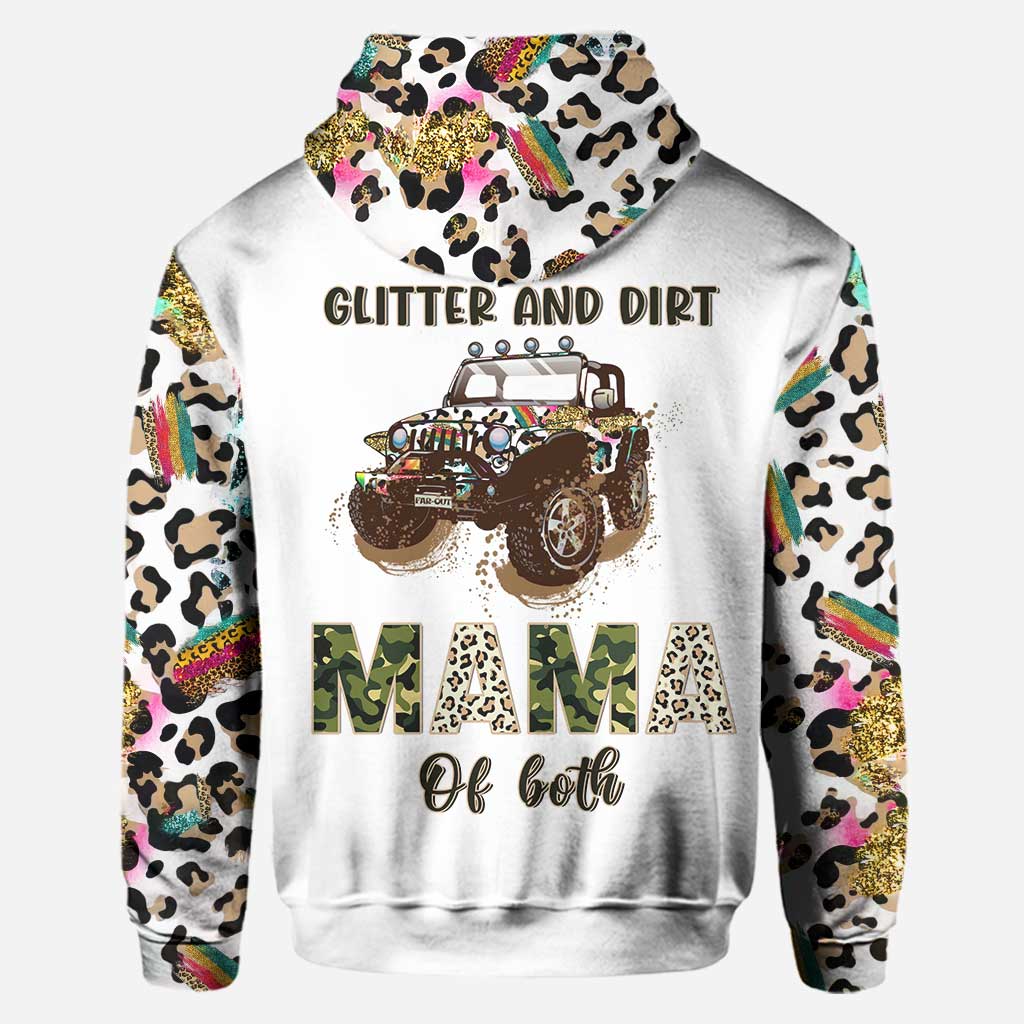 Glitter And Dirt Master Of Both - Personalized Car Hoodie And Leggings