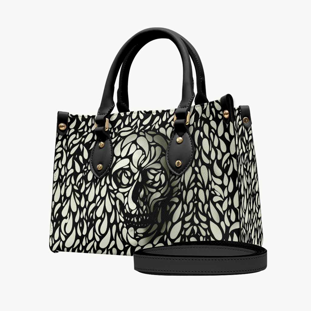 Skull Illusion - Leather Handbag