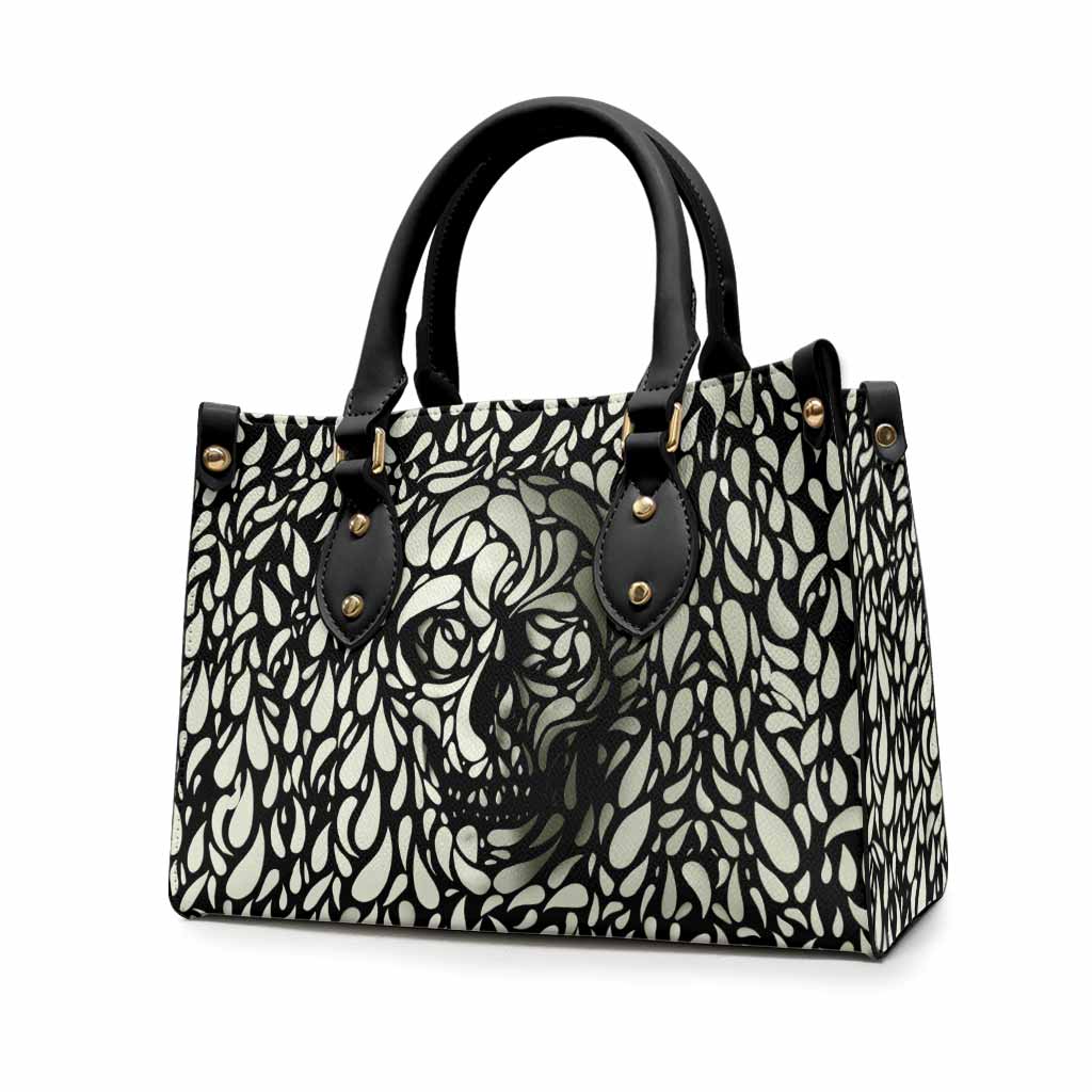 Skull Illusion - Leather Handbag