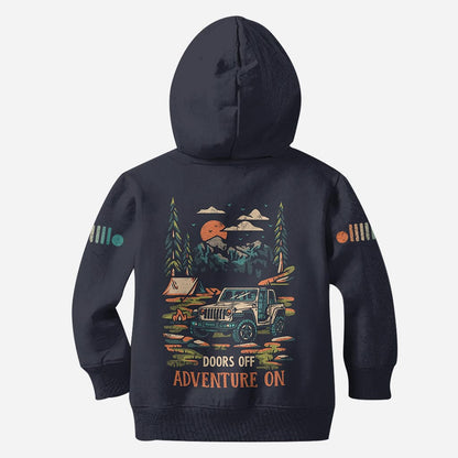 Doors off Adventure on - Personalized Car All Over T-shirt and Hoodie