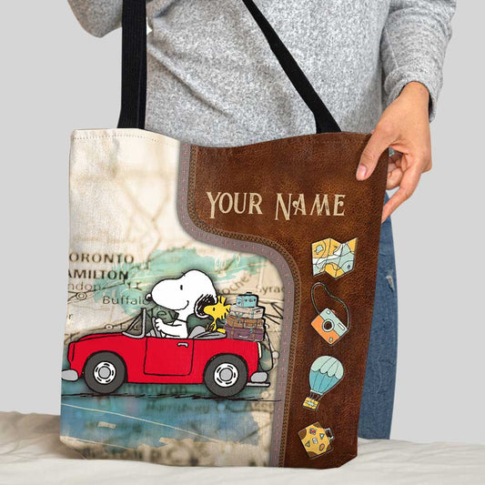 Car Travel - Personalized Travelling Tote Bag