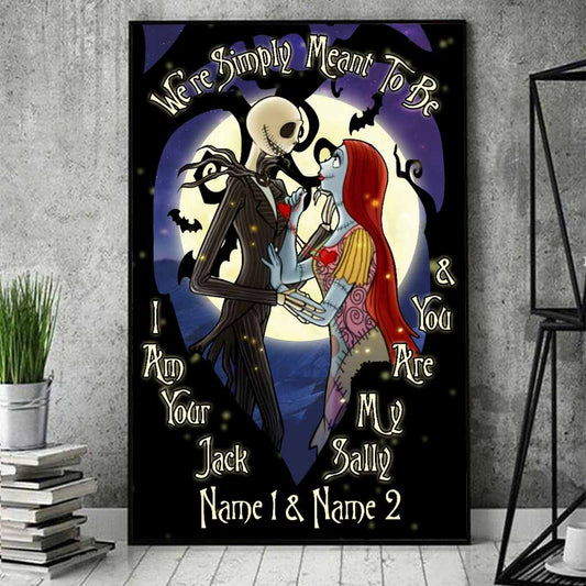 We're Simply Meant To Be - Personalized Nightmare Poster