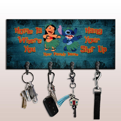 Home Is Where You Hang - Personalized Ohana Key Rack