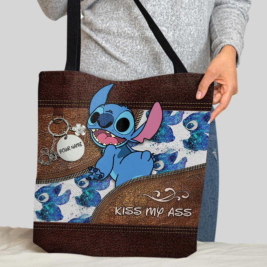 Kiss My Ass - Personalized Ohana Tote Bag