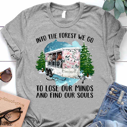 Into The Forest We Go - Horse T-shirt and Hoodie