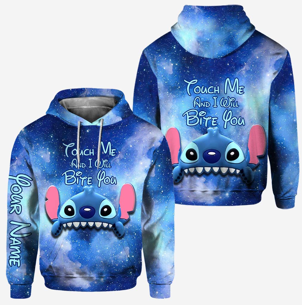 Touch Me And I Will Bite You - Personalized Hoodie and Leggings