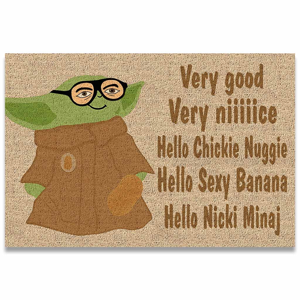 Very Good Very Nice - The Force Doormat With Coir Pattern Print