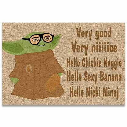 Very Good Very Nice - The Force Doormat With Coir Pattern Print