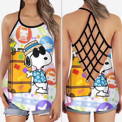 Summer Is Calling - Cross Tank Top