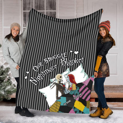 Our Snuggle Nightmares Blanket - Personalized Blanket