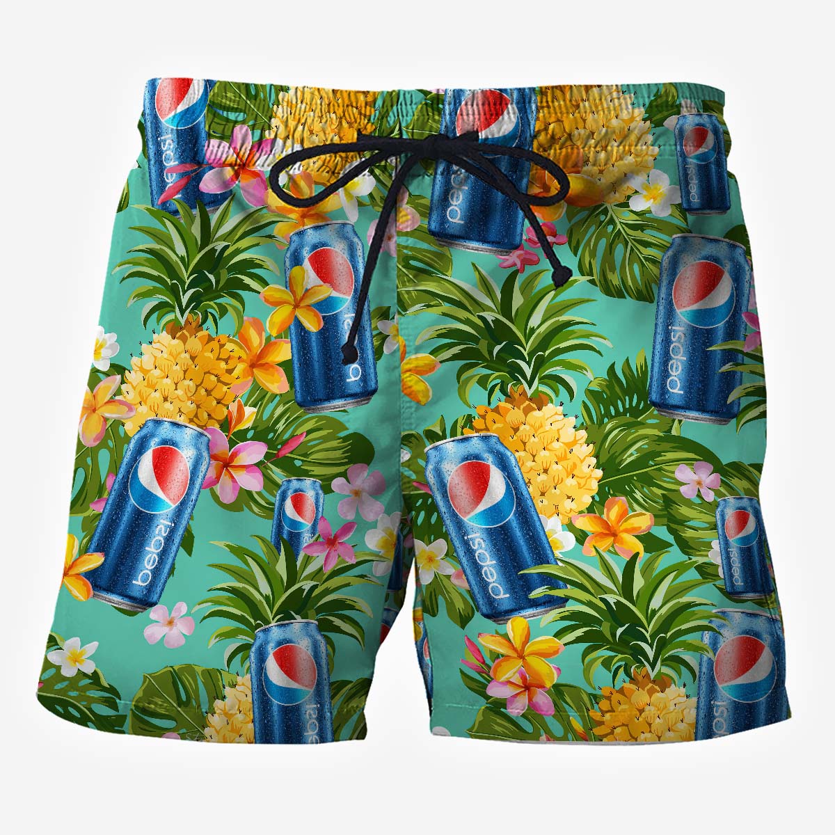 Summer Is Calling - Personalized Blue Soft Drink Men Shorts