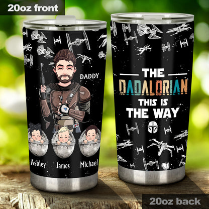 The Dadalorian - Personalized Father Tumbler