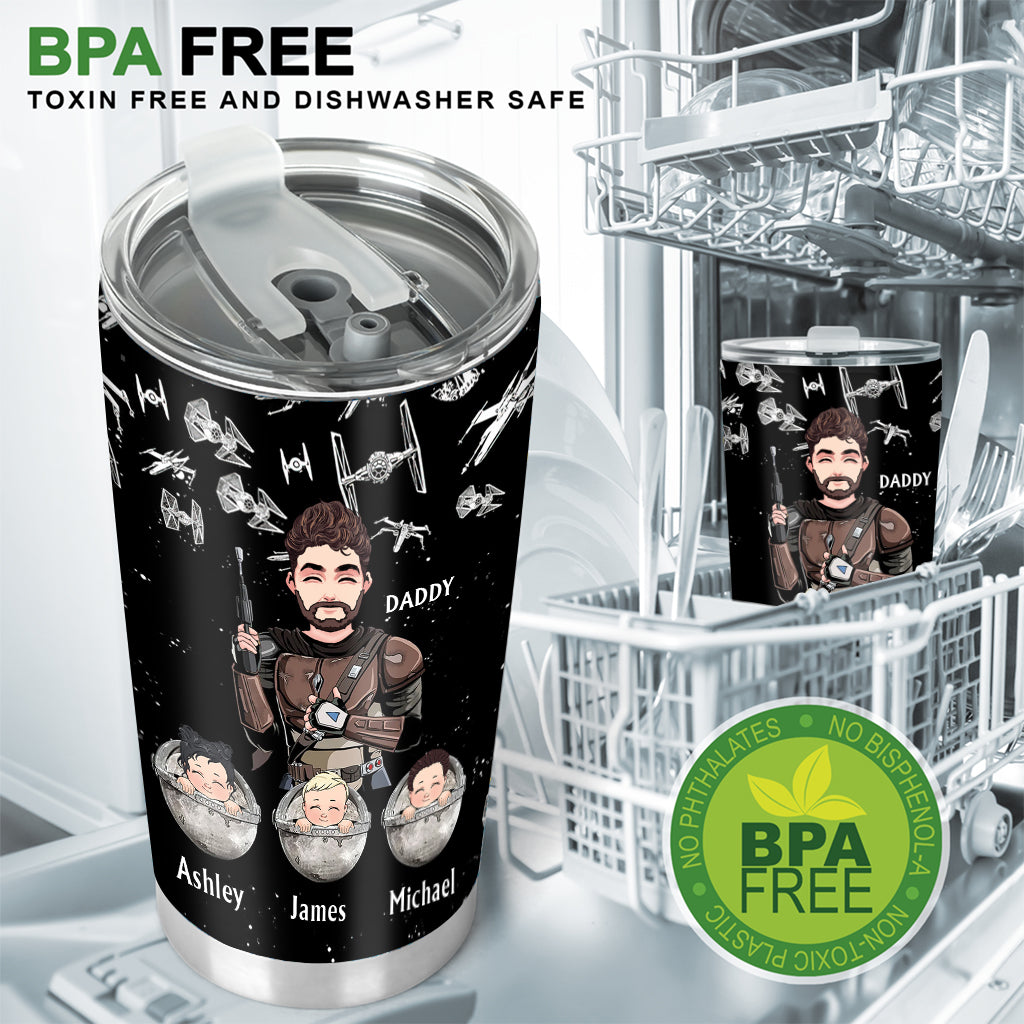 The Dadalorian - Personalized Father Tumbler