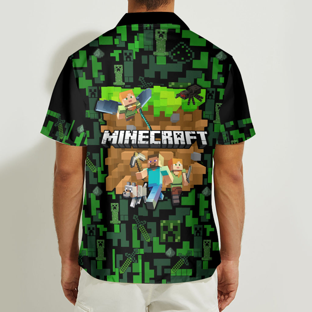 Adventure Is An Attitude - Personalized Block World Hawaiian Shirt