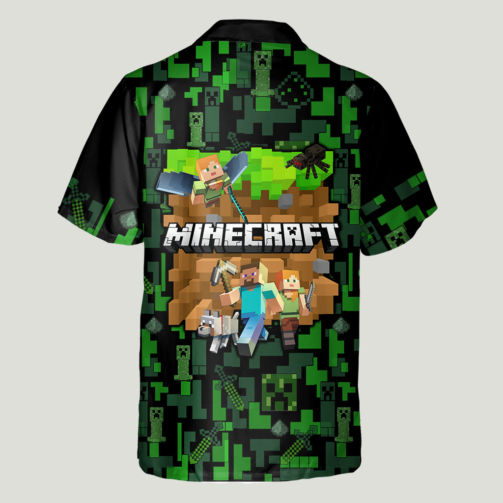 Adventure Is An Attitude - Personalized Block World Hawaiian Shirt