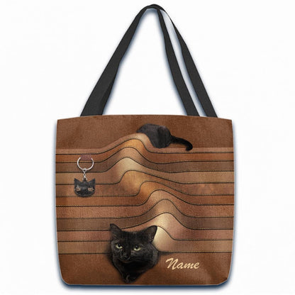 Lovely Cat Personalized  Tote Bag