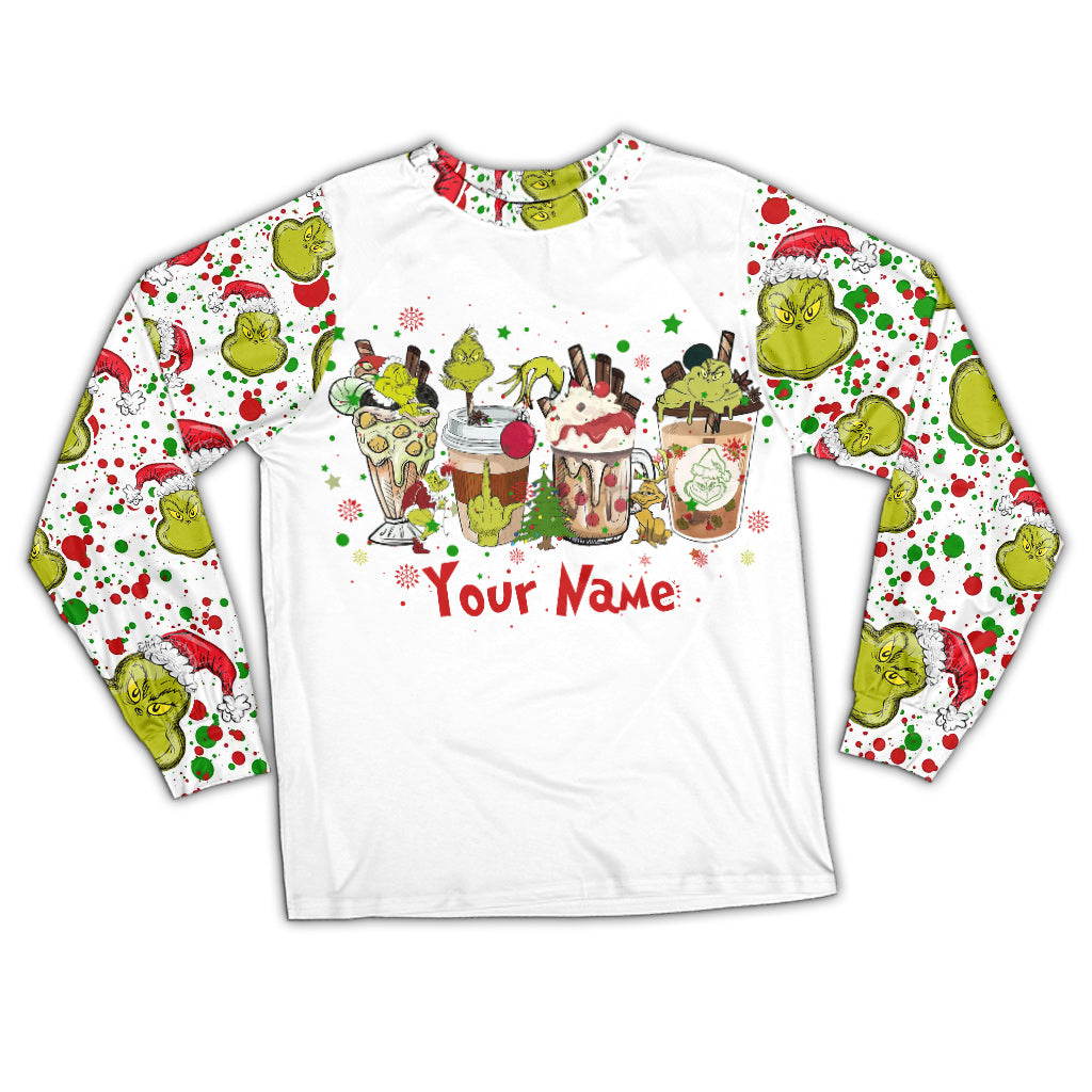 Mischief Snacks - Personalized Christmas Stole Christmas Pajamas Set