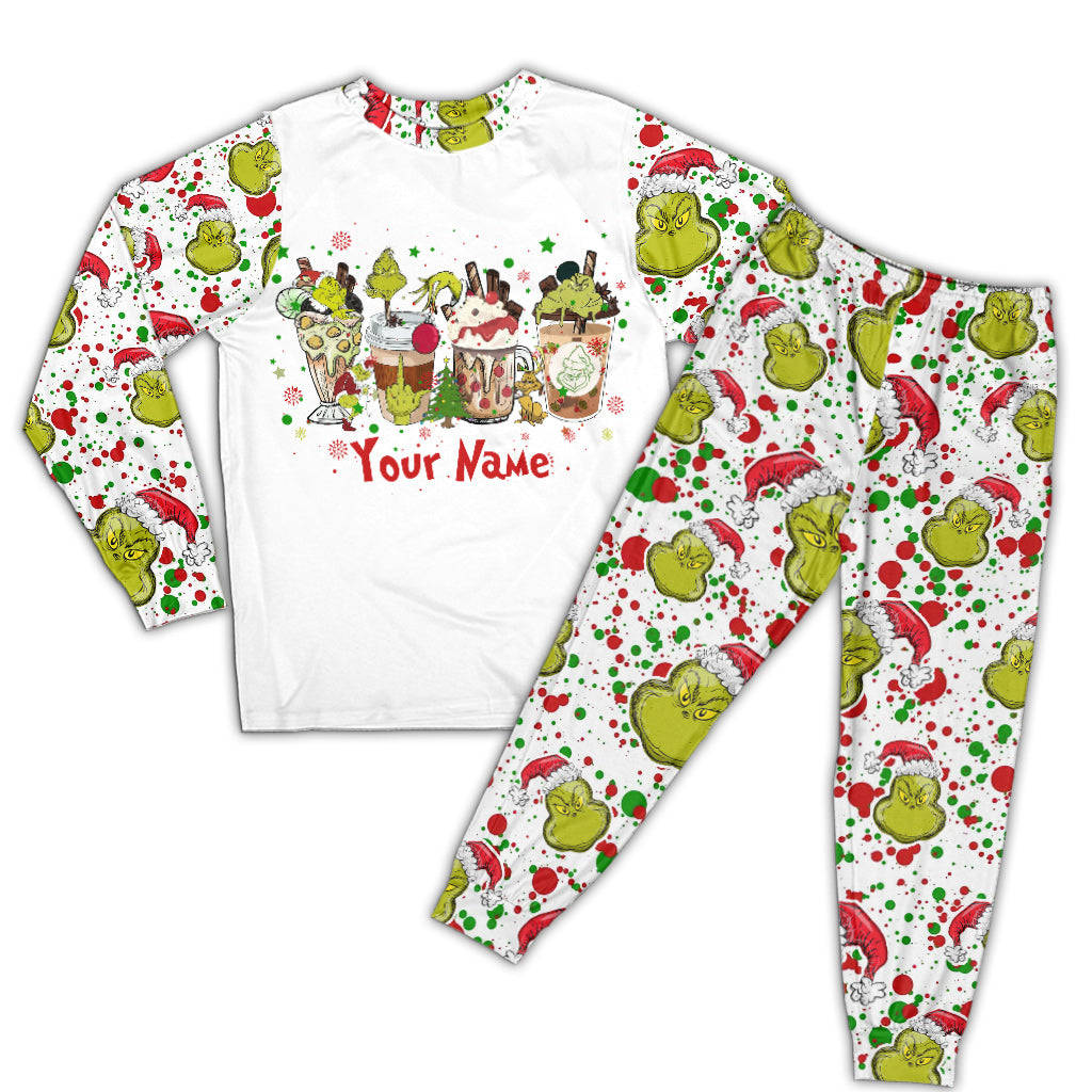 Mischief Snacks - Personalized Christmas Stole Christmas Pajamas Set