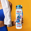 Here To Remind Ya Drink Some Aqua - Personalized Christmas Ohana Water Tracker Bottle