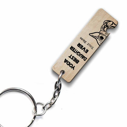 Best Mom And Daughter Ever - Personalized Mother's Day Keychain (Printed On Both Sides)