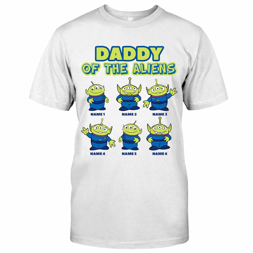 Daddy Of The Aliens - Personalized Father's Day T-shirt and Hoodie