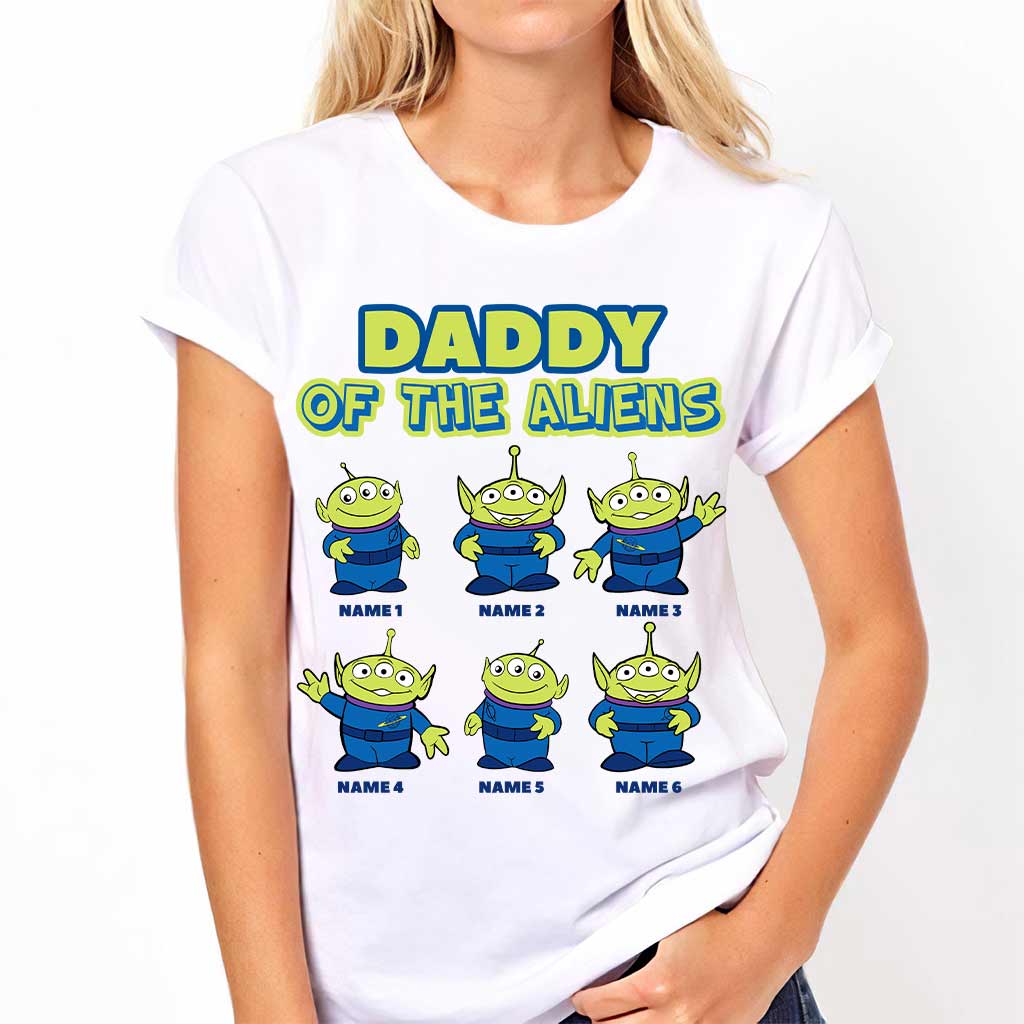 Daddy Of The Aliens - Personalized Father's Day T-shirt and Hoodie