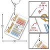 Scan For Payment - Personalized Father Transparent Keychain