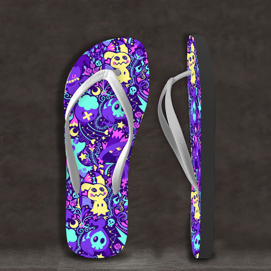 Shadow Ball Monster Trainer Flip Flops