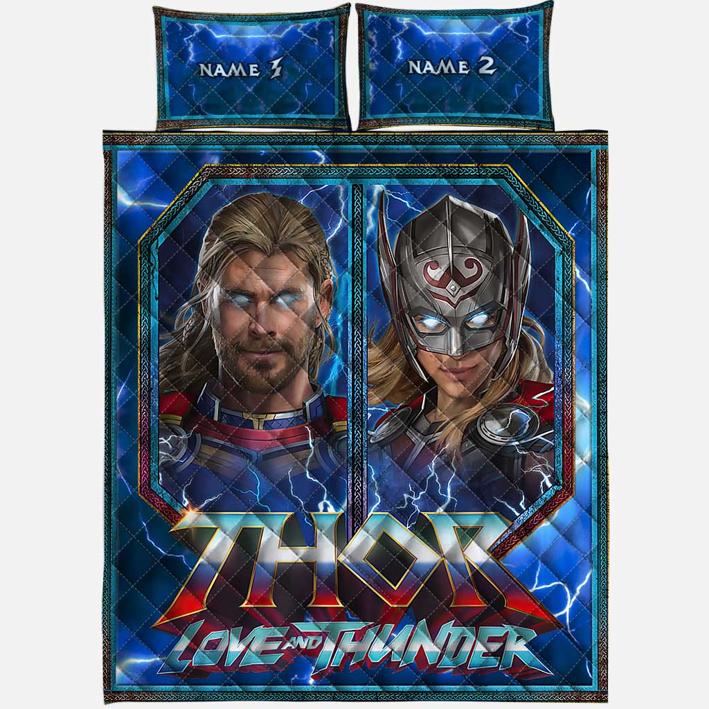 Love Thunder - Personalized Quilt Set