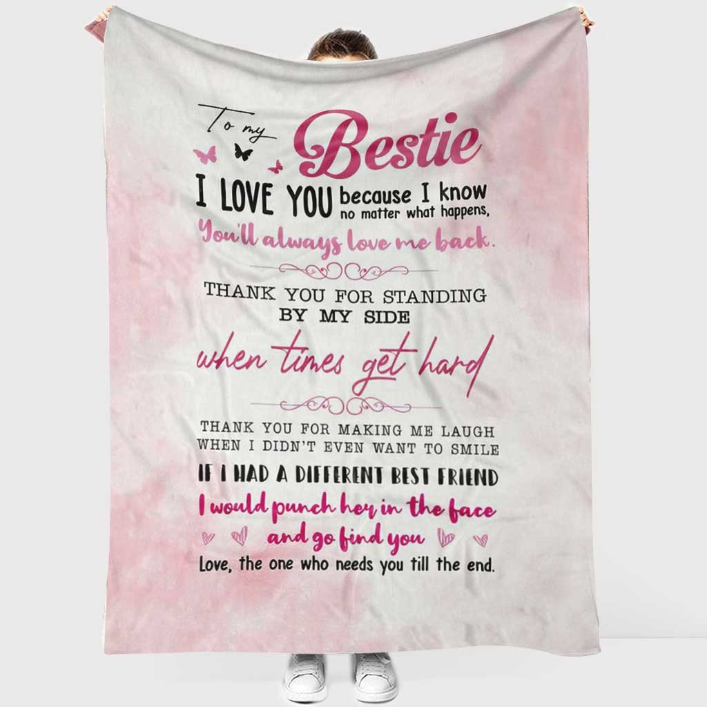 To My Bestie - Sister Blanket 082021