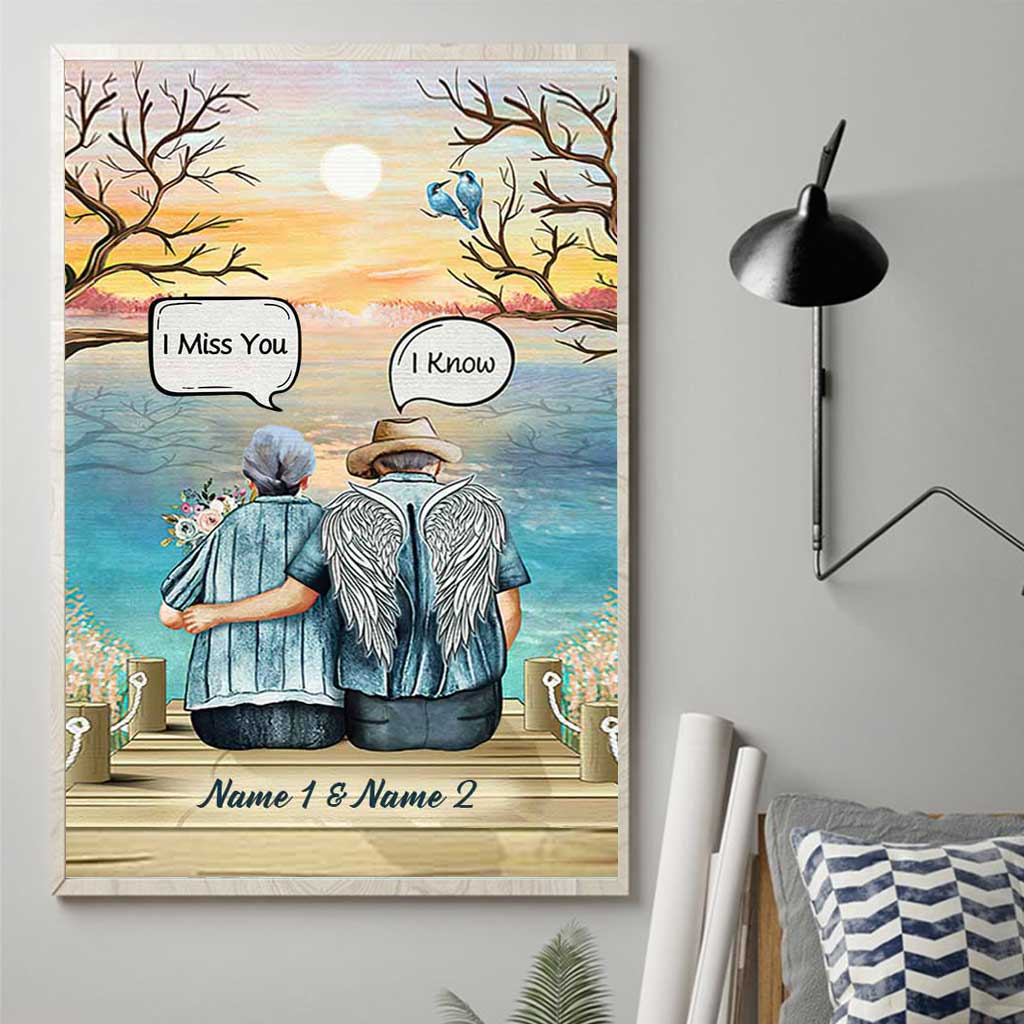 I Miss You - Memorial Personalized Poster 092021