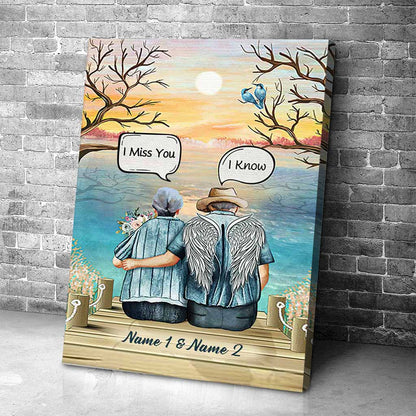 I Miss You - Memorial Personalized Poster 092021